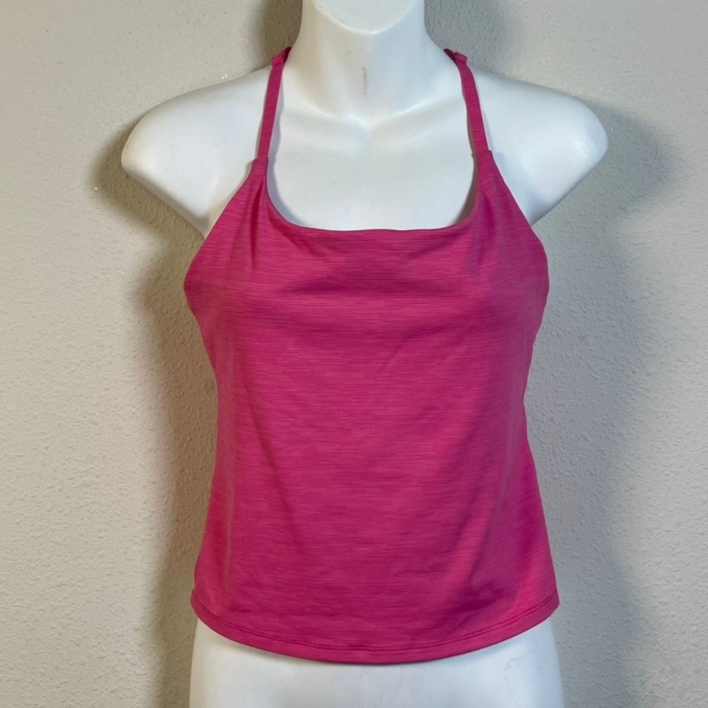 Outdoor Voices TechSweat Move Free Tank Top Womens M Pink Racerback Athletic